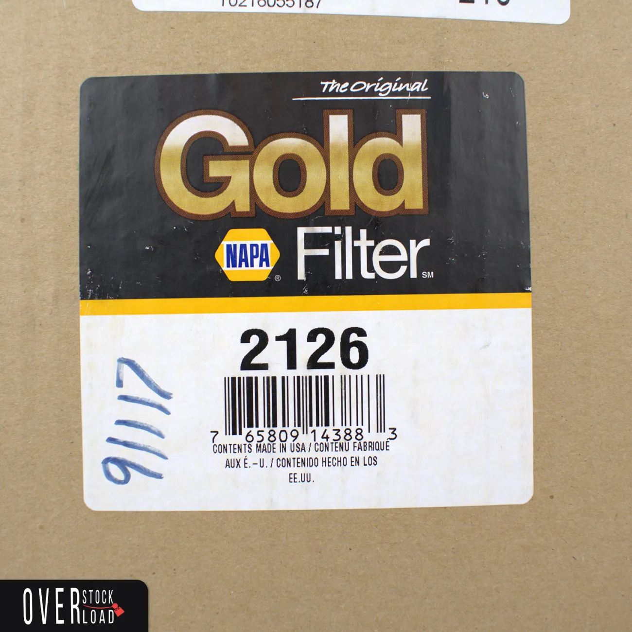 NEW OEM NAPA GOLD FILTER 2126 - Free Shipping