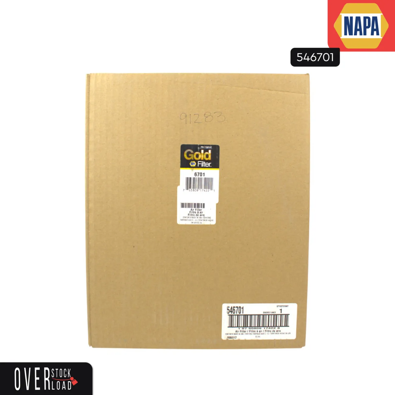 Napa 6701 Air Filter (Wix 546701) - Free Shipping