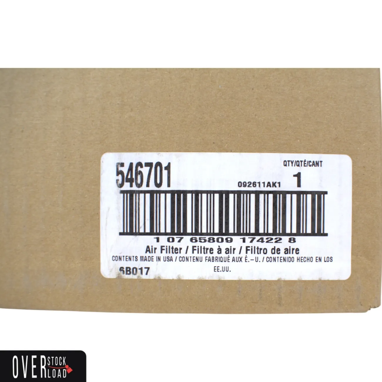 Napa 6701 Air Filter (Wix 546701) - Free Shipping