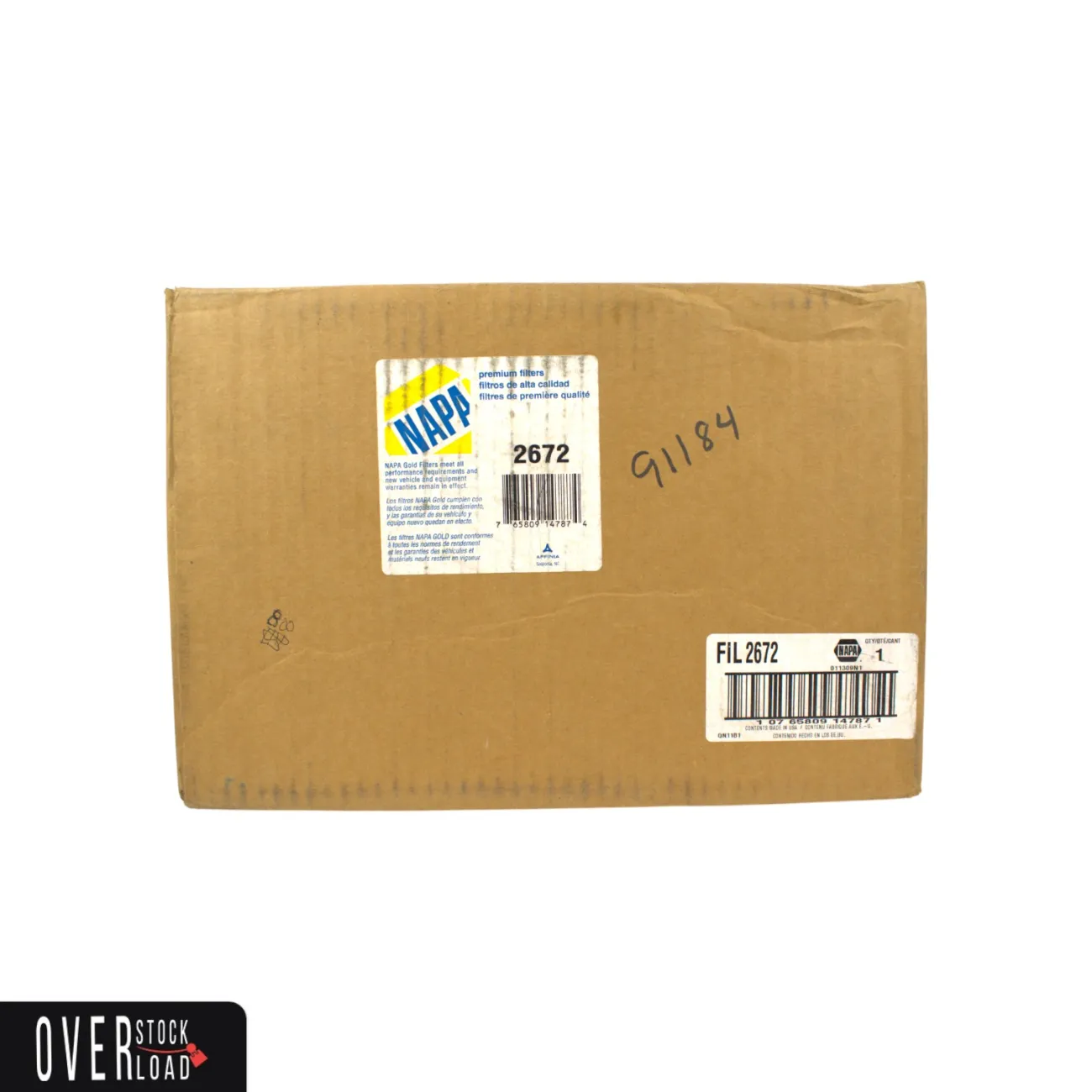 Napa Gold 2672 Air Filter - Free Shipping