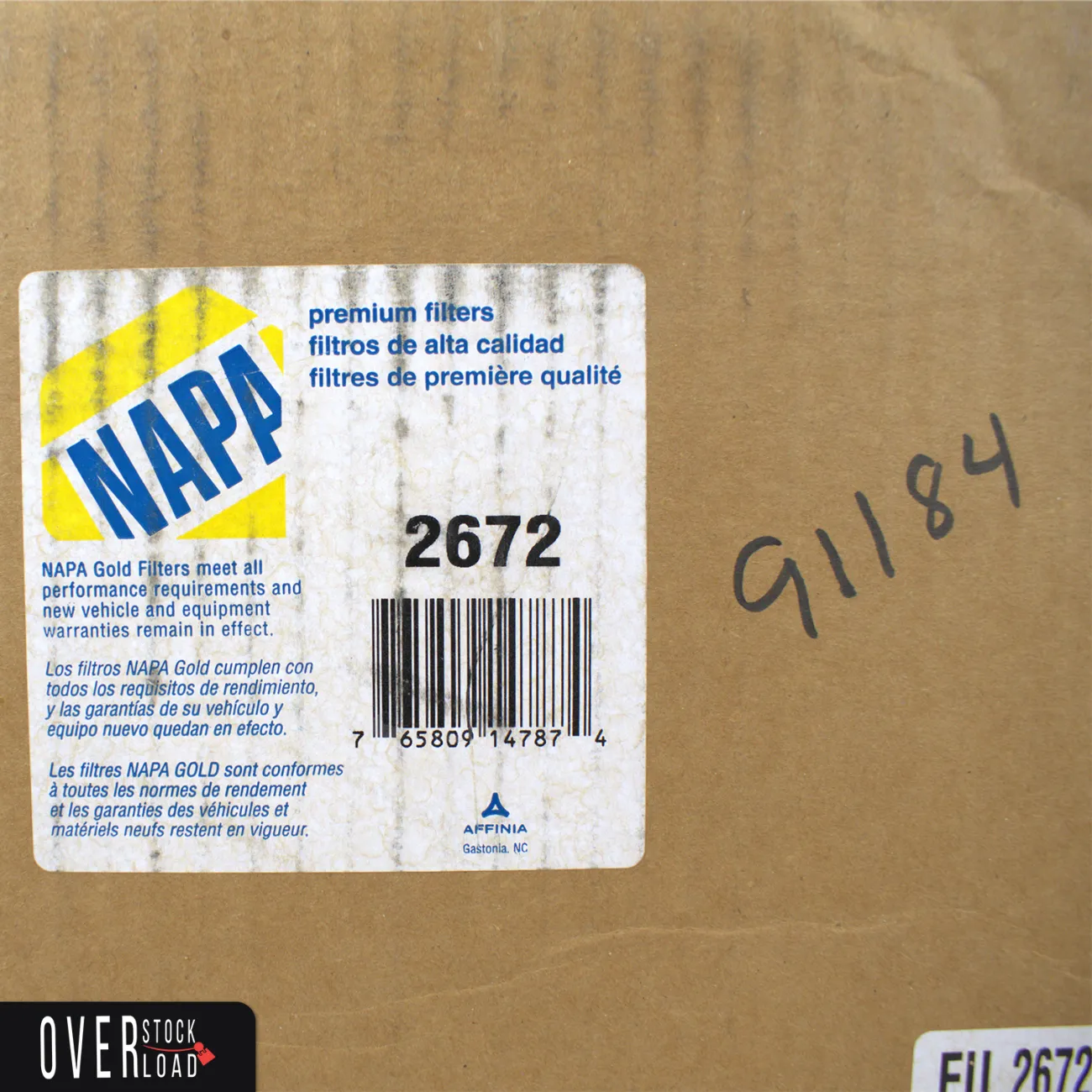 Napa Gold 2672 Air Filter - Free Shipping
