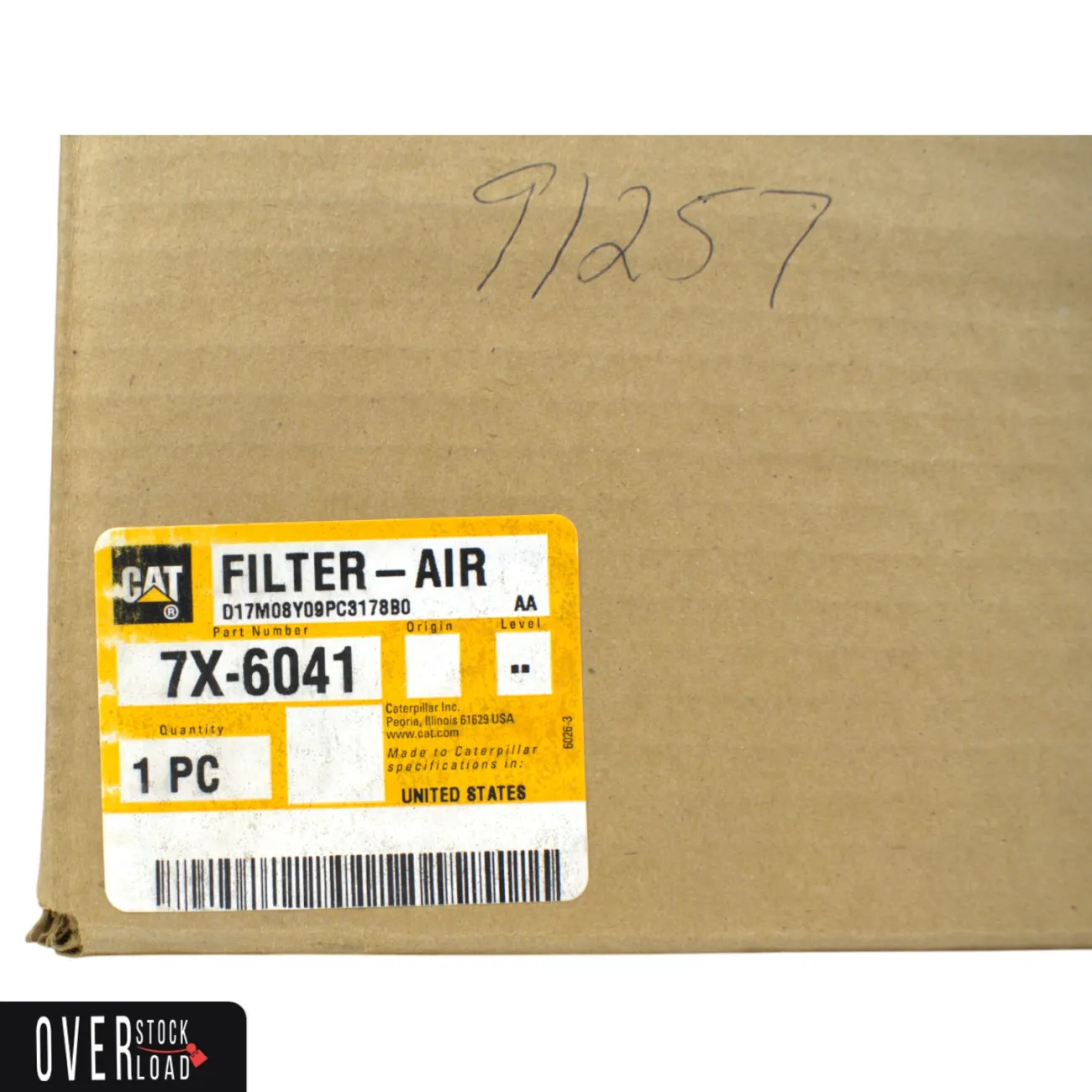 New OEM Caterpillar CAT 7X-6041 7X6041 Cabin Air Filter - Free Shipping