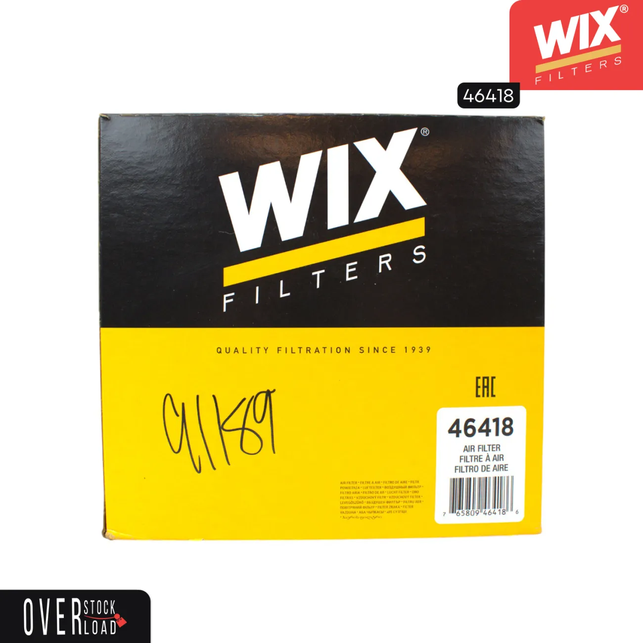 46418 WIX Air Filter for E350 Van E450 E150 E250 F150 Truck F450 F550 F250 F350 - Free Shipping