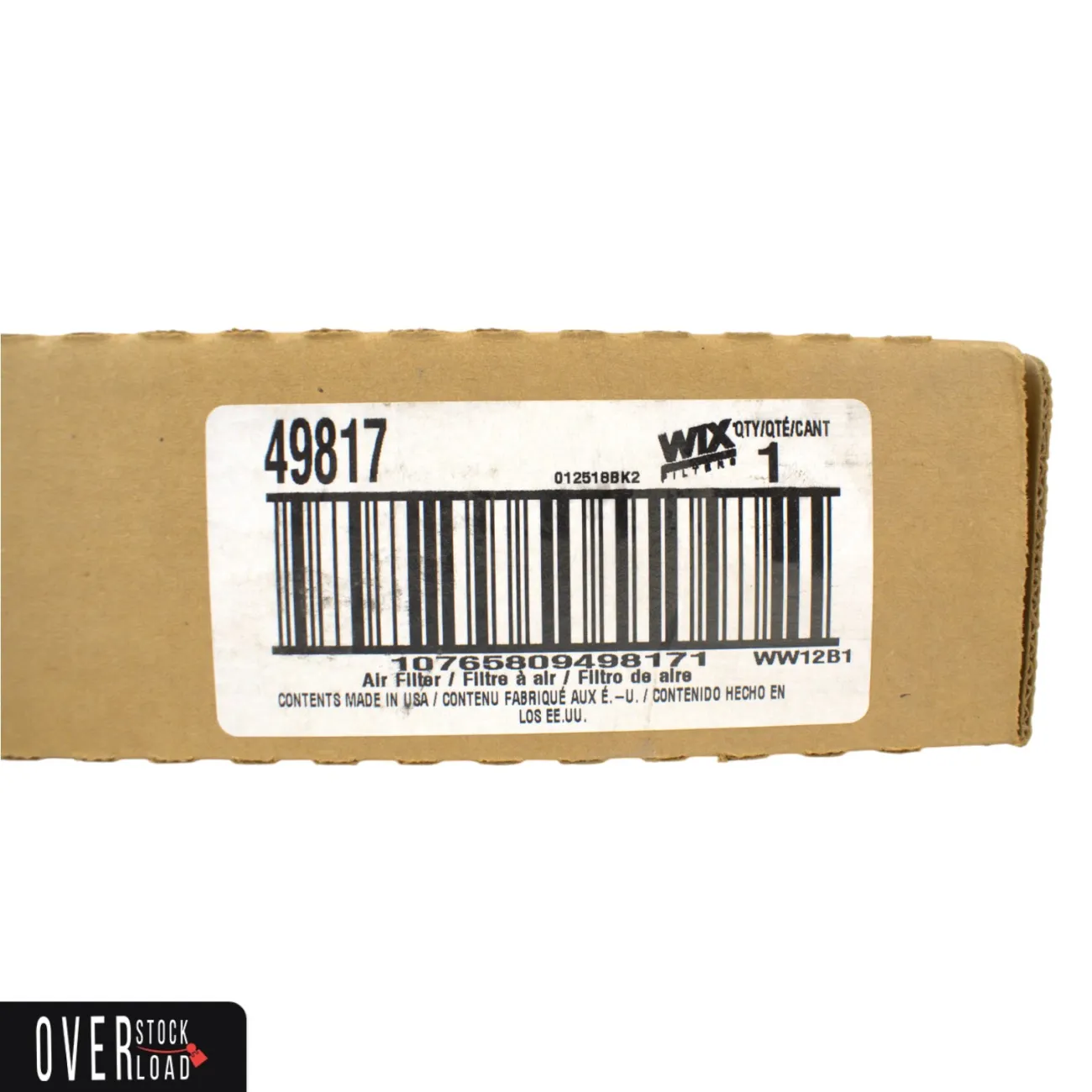NEW WIX 49817 Air Filter For Select 07-09 Chevrolet GMC Models - Free Shipping