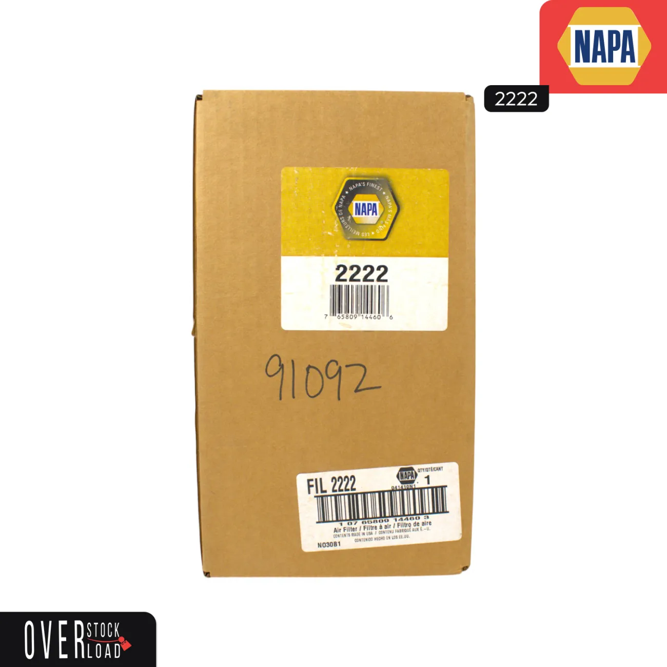 NOS NAPA Gold 2222 Air Filter Crosses To Wix 42222 - Free Shipping