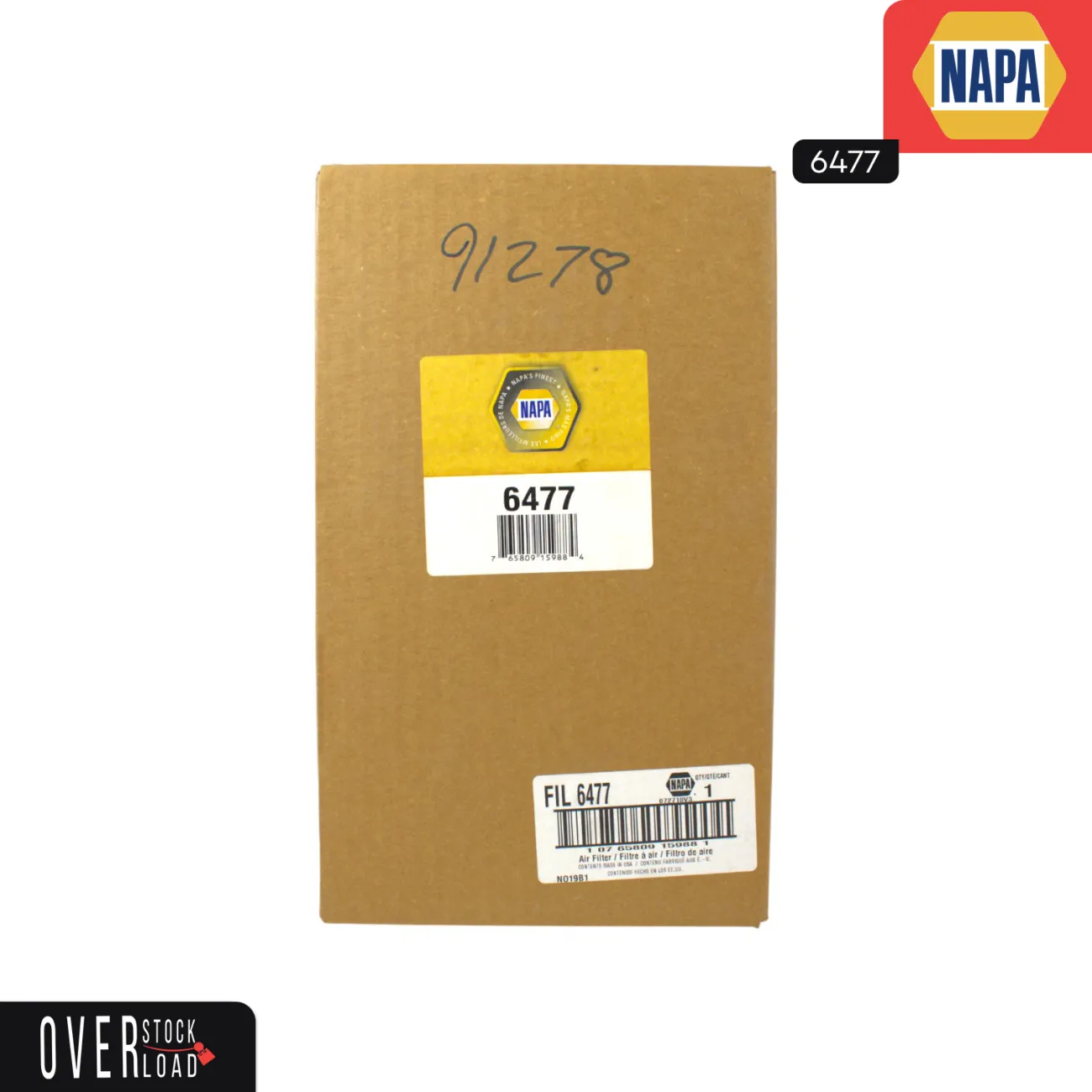 6477 Napa Gold Air Filter (46477 WIX) carquest 88477 - Free Shipping