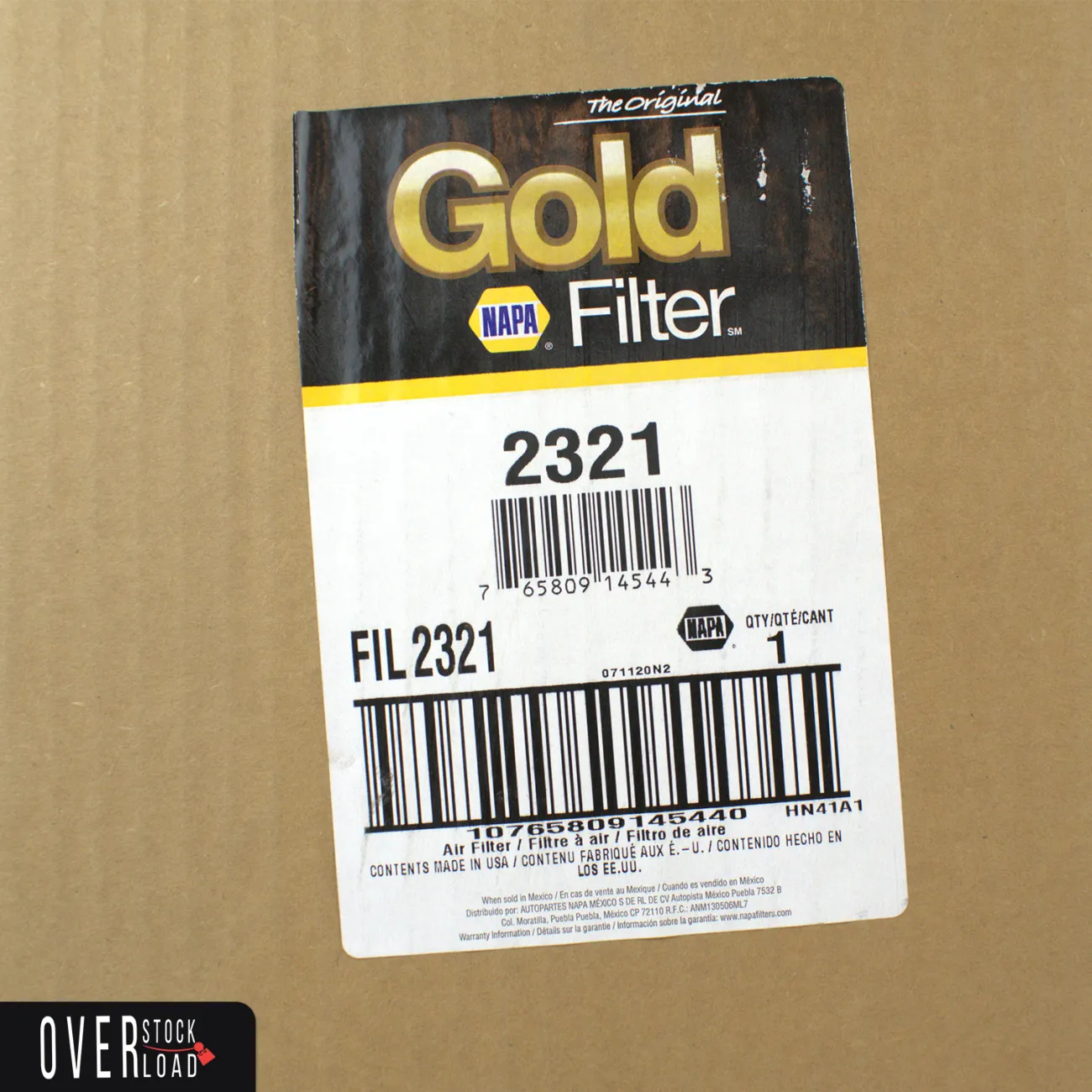 Napa Gold Air Filter 2321 - Free Shipping