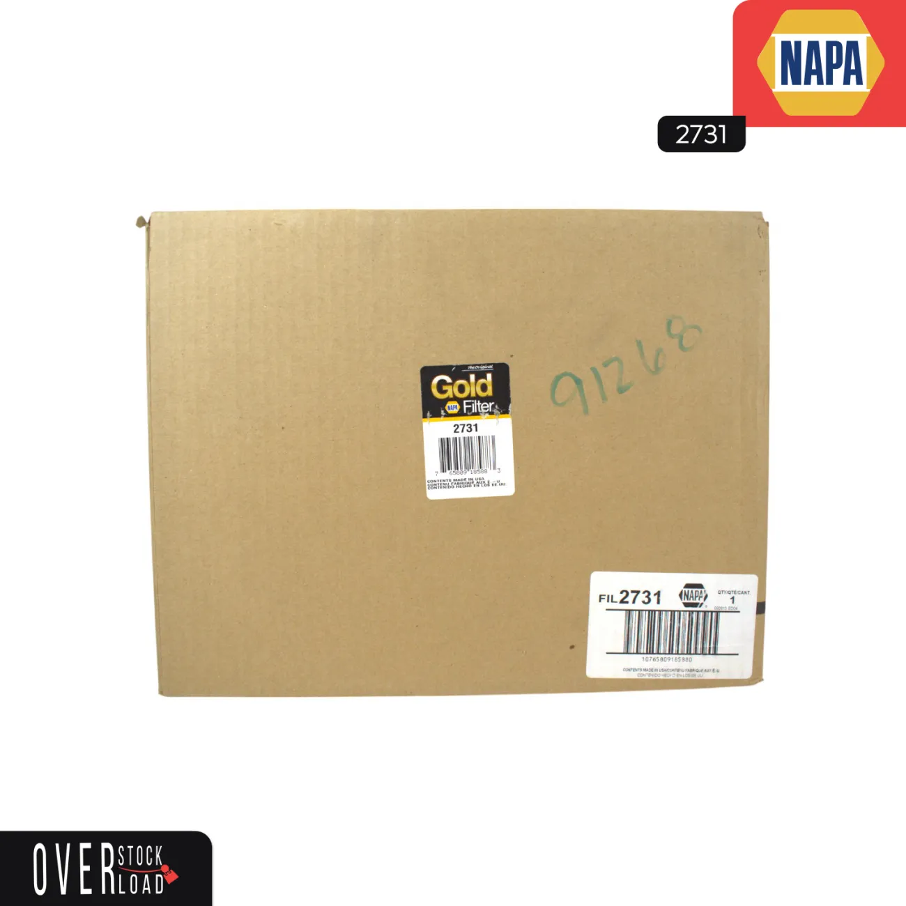Napa 2731 Gold Air Filter - Free Shipping