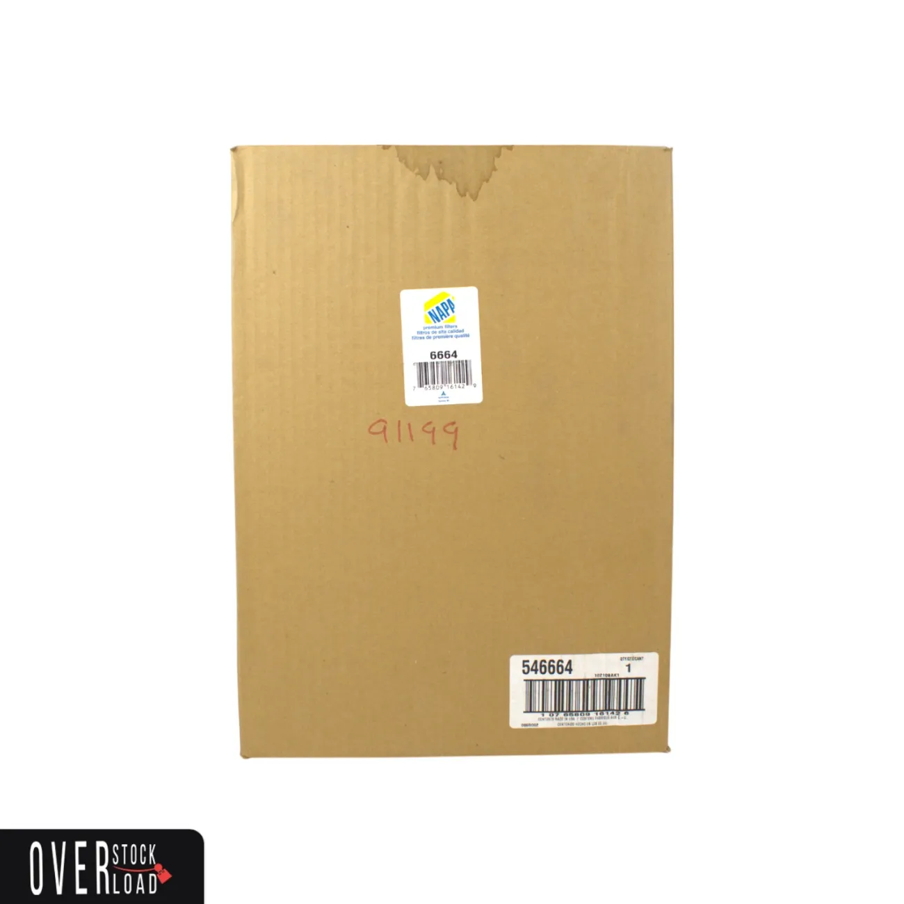Napa Gold 6664 Air Filter - Free Shipping
