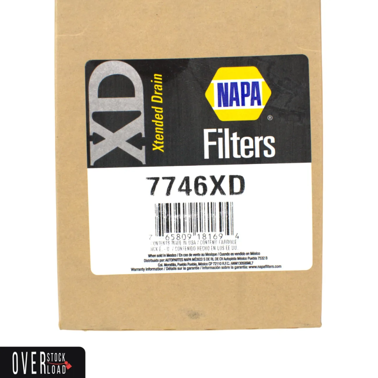 Napa 7746XD Xtended Drain Filter - Free Shipping