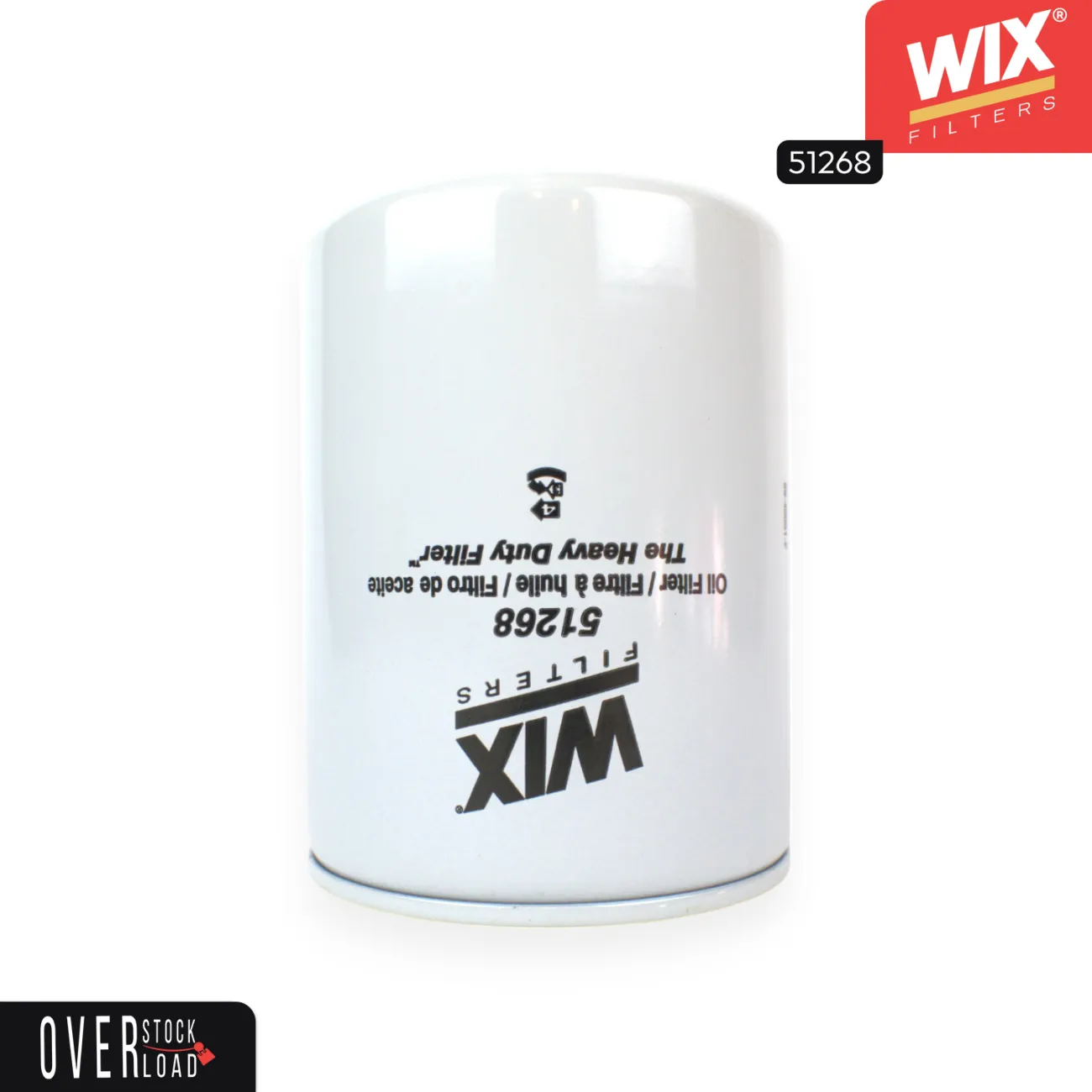 WIX Filter Global Coverage 51268 Oil Filter For School Bus Or Trucks