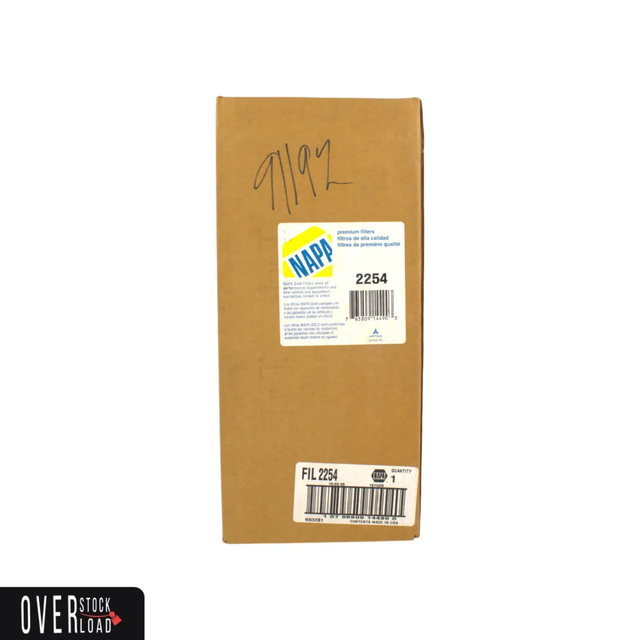 NAPA 2254 air filter (same as wix 42254) - Free Shipping