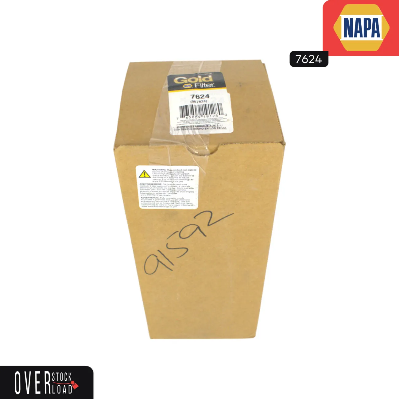Napa Gold 7624 Cellulose Hydraulic Filter 1,000 PSI Pressure Leak Resistant - Free Shipping