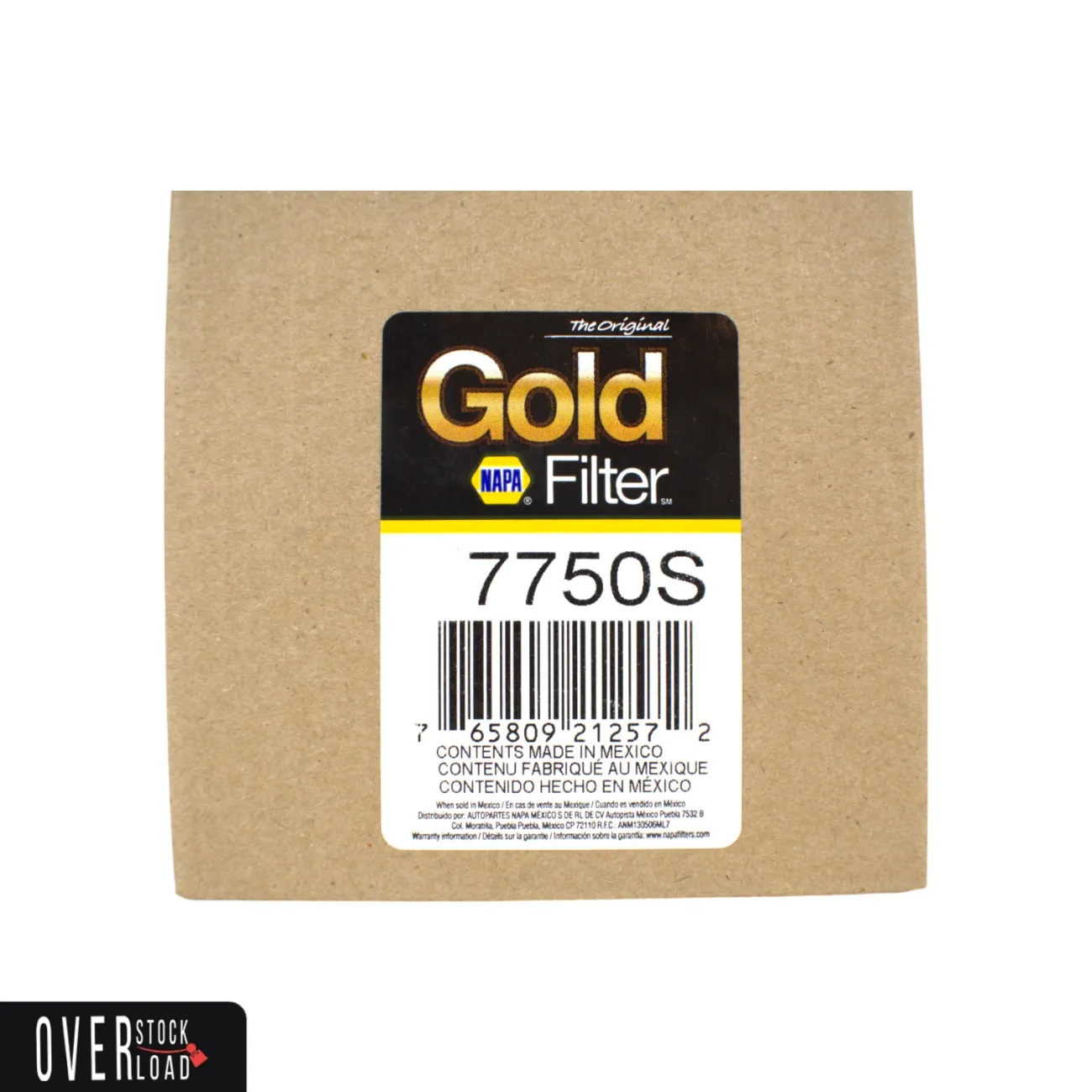 NAPA GOLD OIL FILTER 7750S - Free Shipping