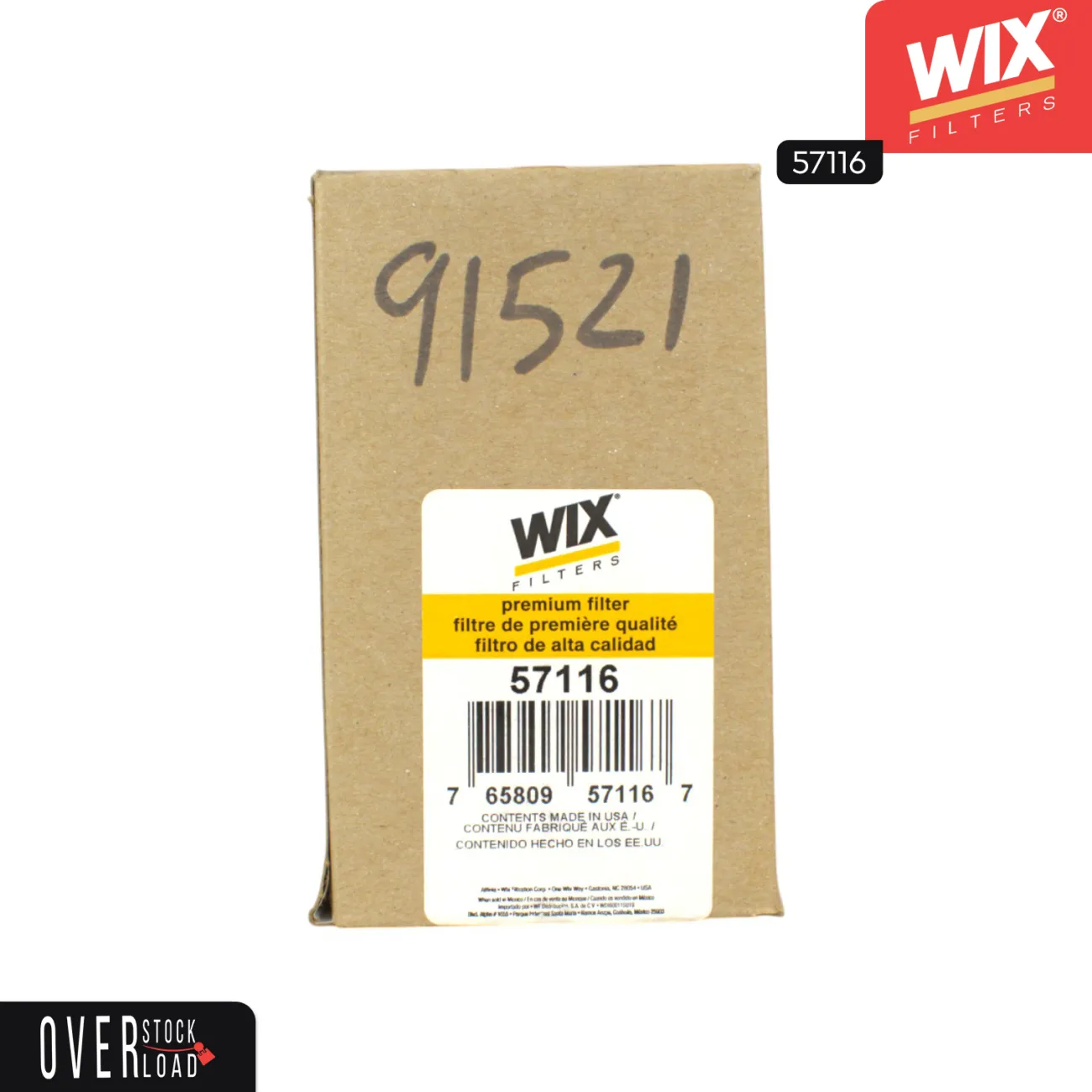 Wix 57116 Hydraulic Filter Replaces CAT 1194740 CASE IH 85817004 FRAM P8317 - Free Shipping