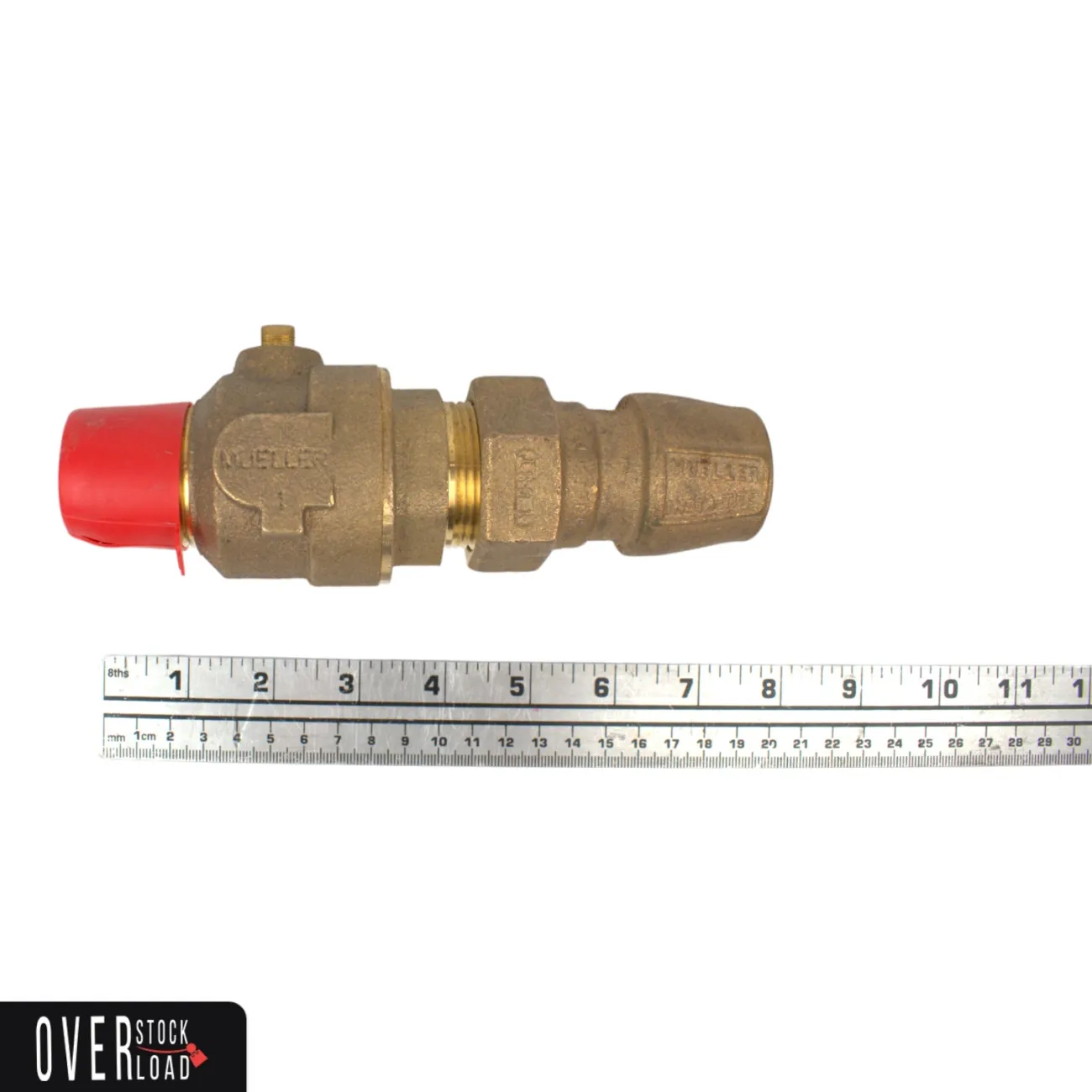 Mueller 1&quot; Ball Corp Valves &amp; CPLG CC Thread x CS, With CTS Insta-tites B-25006 - Free Shipping