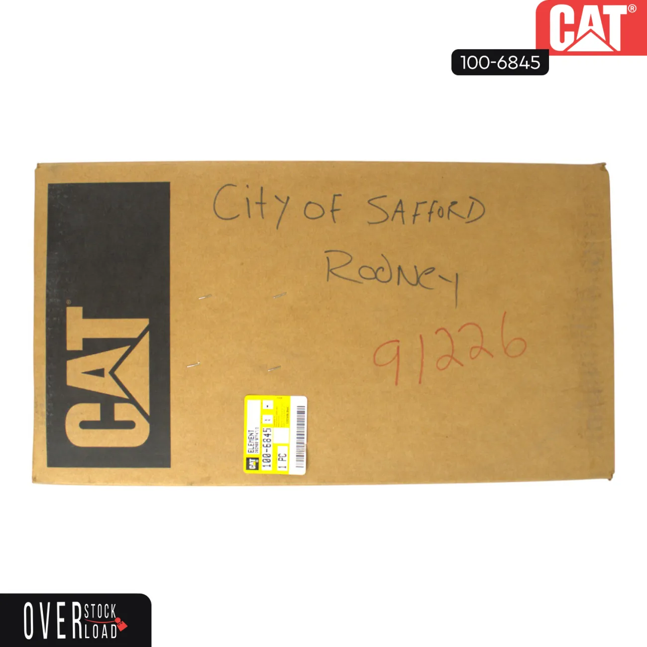 Caterpillar 1006845 100-6845 Engine Air Filter Advanced High Efficiency - Free Shipping