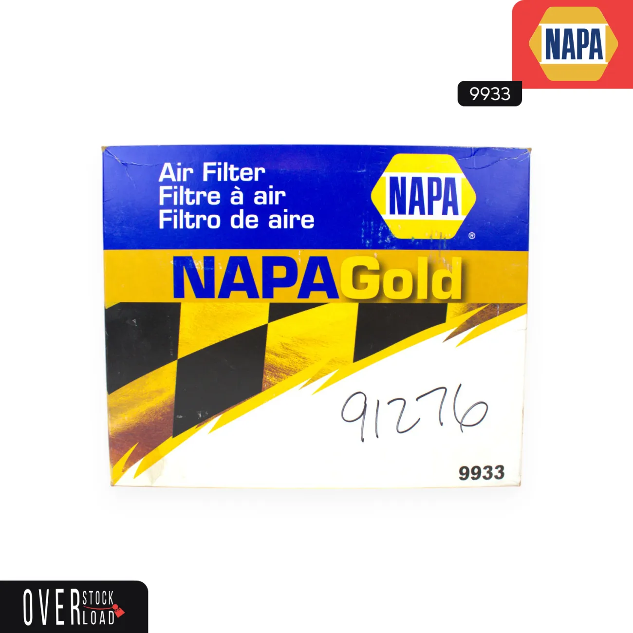 Napa Gold 9933 Air Filter 9933 - Free Shipping