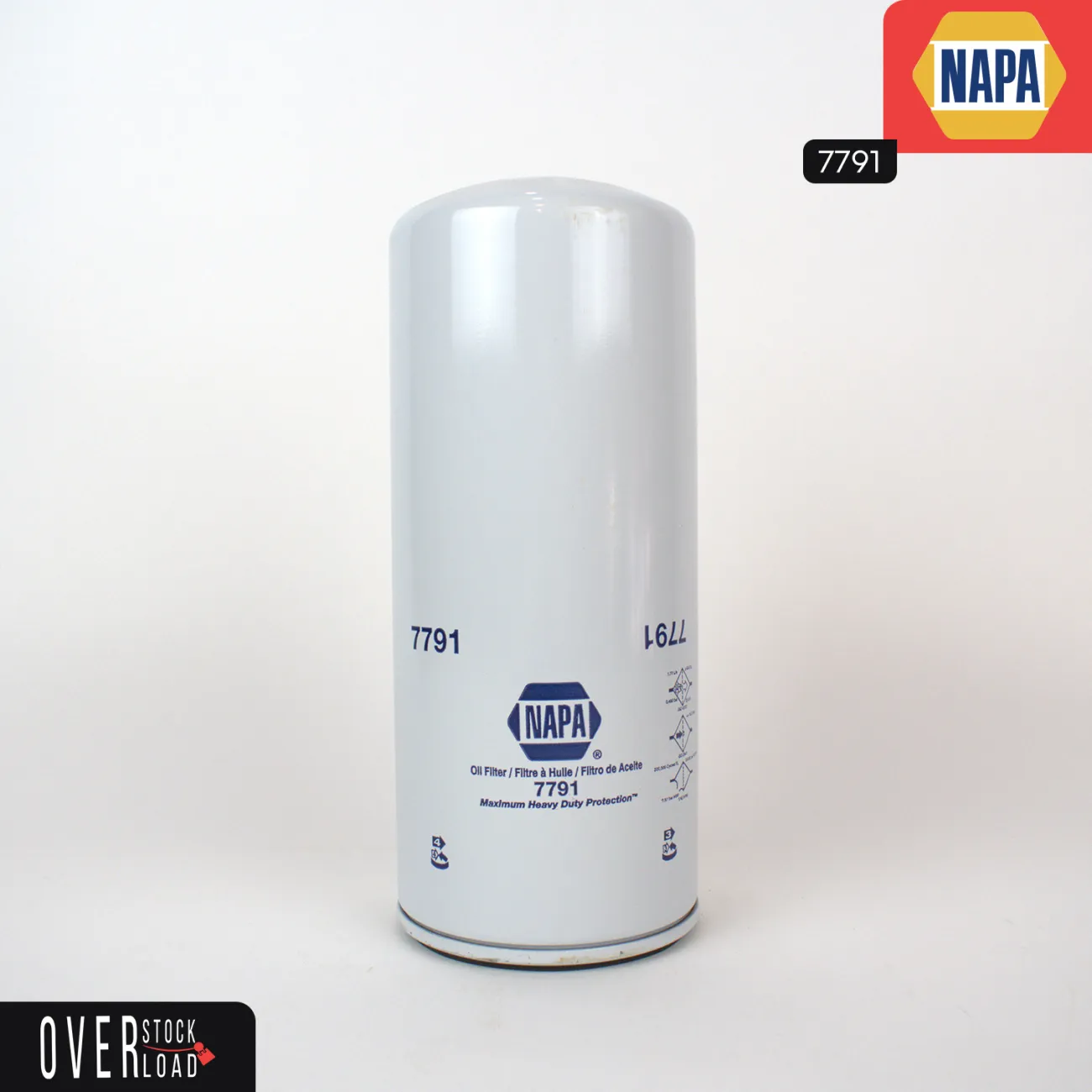 NAPA 7791 SPIN-ON OIL FILTER - B722 B7700 1R1807 1R-1807 LF3973 PH937 - Free Shipping
