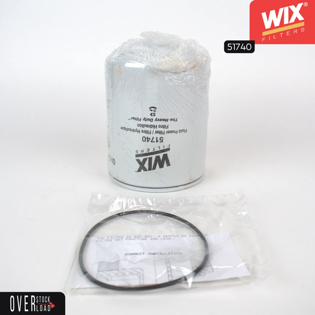 Wix 51740 Hydraulic Power Fluid Filter Heavy Duty Premium - Free Shipping