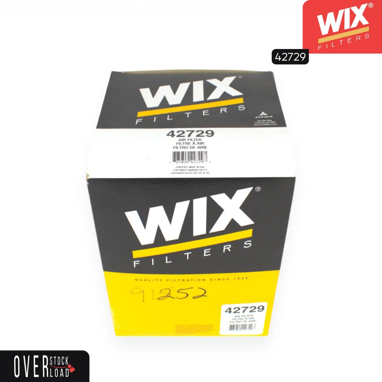Genuine WIX Filters Air Filter 42729 - Free Shipping