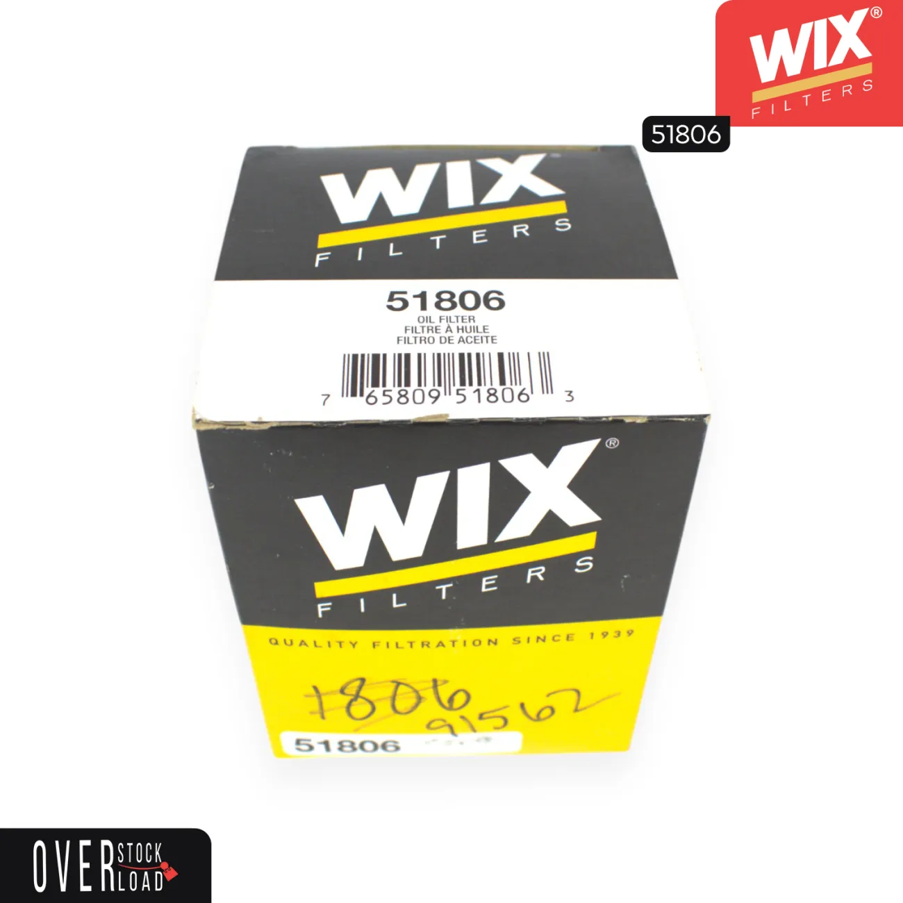 Wix 51806 Engine Oil Filter - Free Shipping!