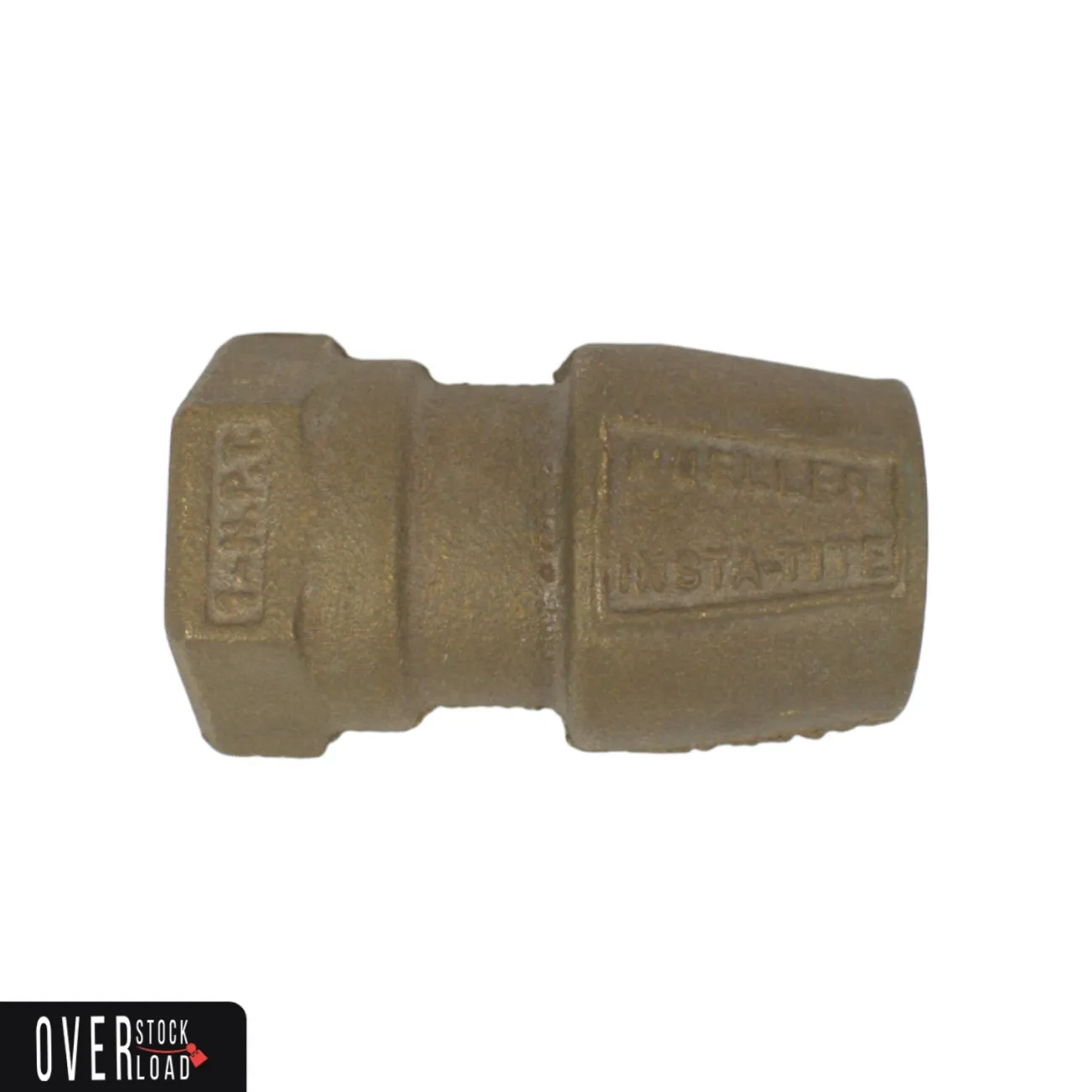Mueller 1&quot; INSTA-TITE Straight coupling 1 NPT X 1&quot; CTS - Free Shipping