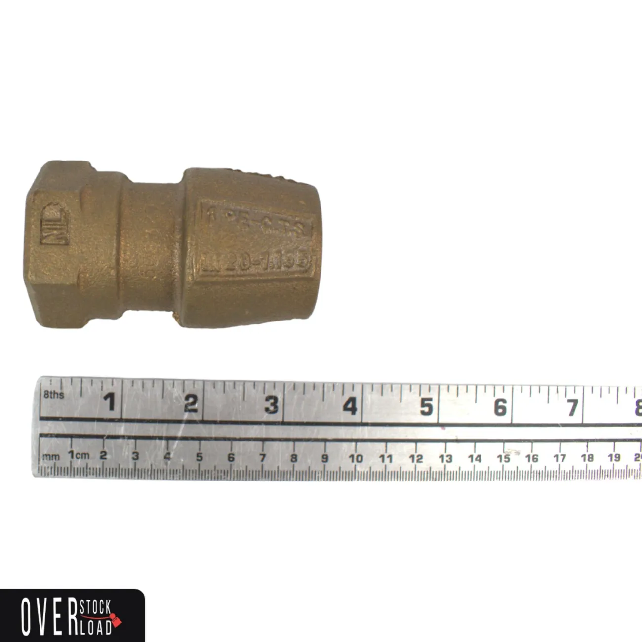 Mueller 1&quot; INSTA-TITE Straight coupling 1 NPT X 1&quot; CTS - Free Shipping