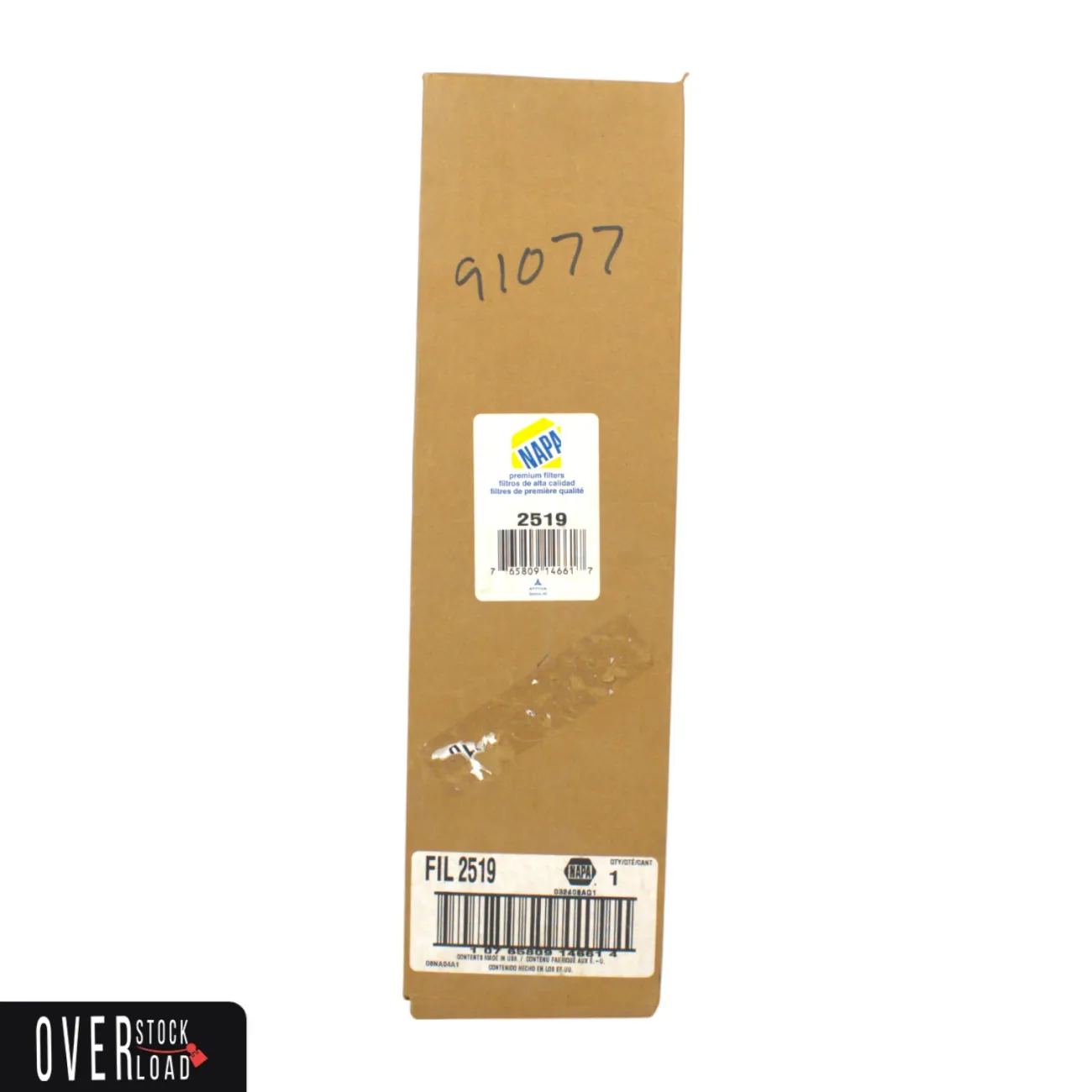 Napa Gold Air Filter 2519 Original New Old Stock - Free Shipping