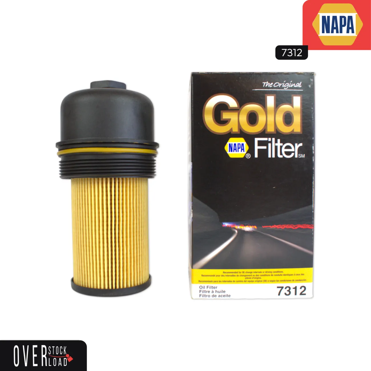 Napa Gold Filter 7312 Oil Filter (Wix 57312 Carquest 84312 Fram CH9549) - Free Shipping