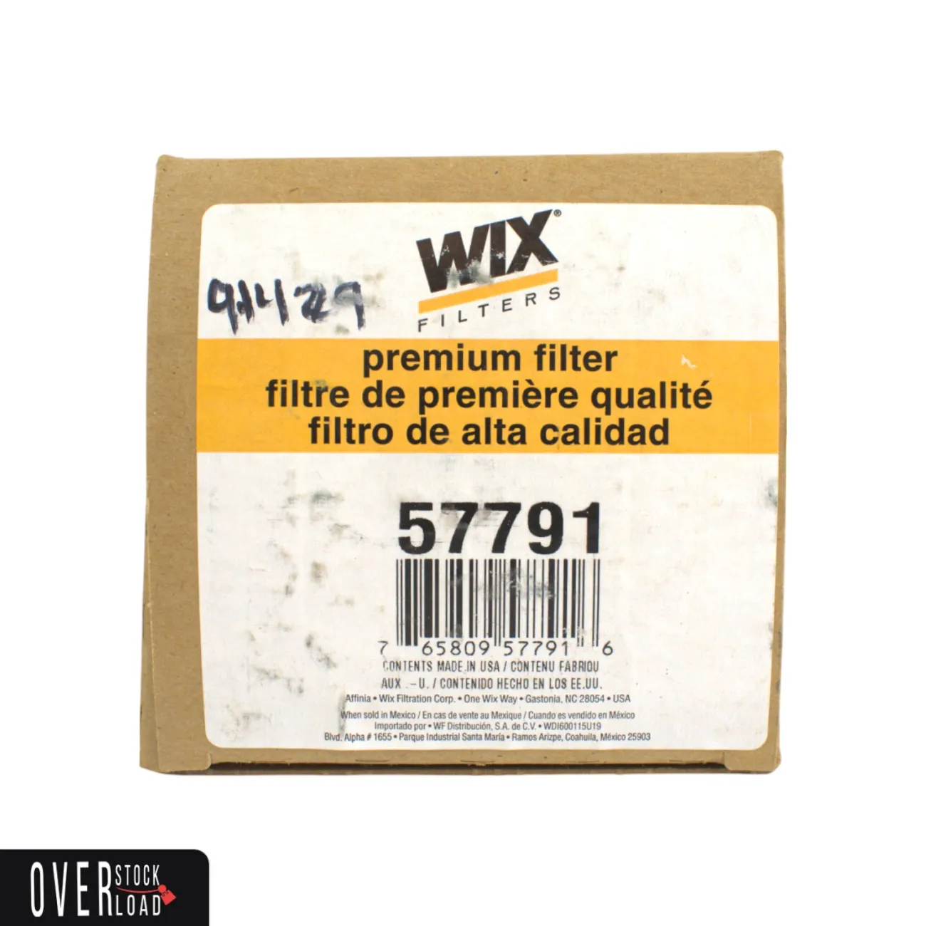 Engine Oil Filter-DIESEL Wix 57791 - Free Shipping