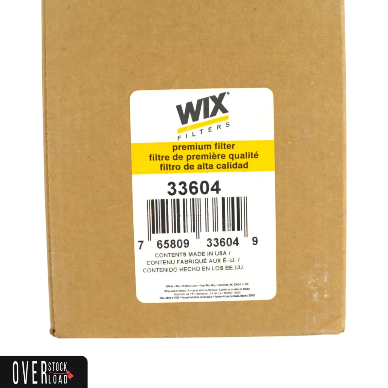 Wix Filters 33604 Fuel Filter Water Separator Filter Various Cummins Engines - Free Shipping