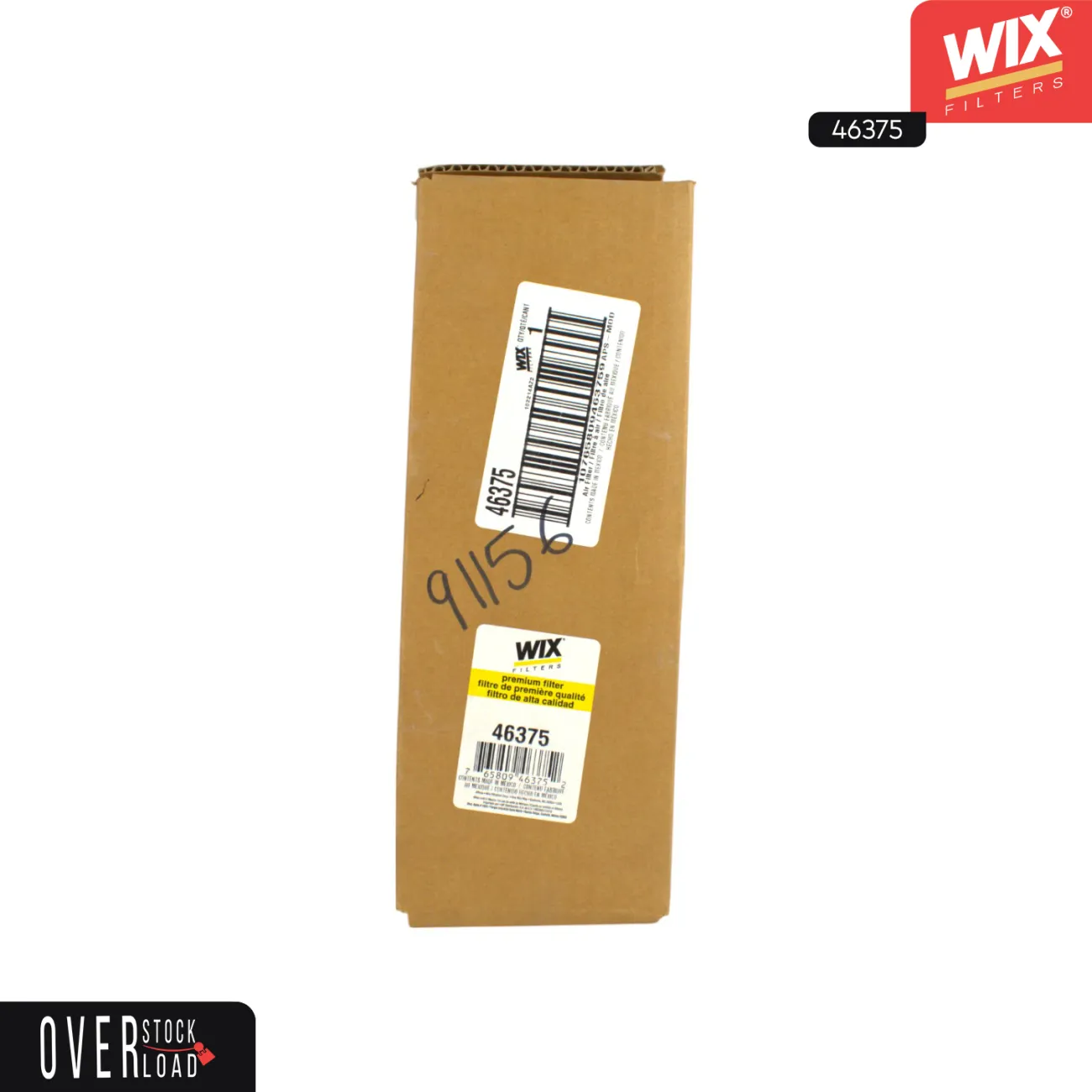 46375 WIX Air Filter (Replaces: JD AT44378) - Free Shipping