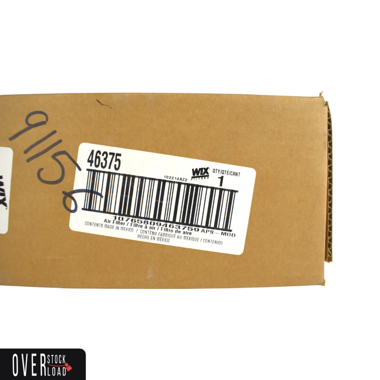 46375 WIX Air Filter (Replaces: JD AT44378) - Free Shipping