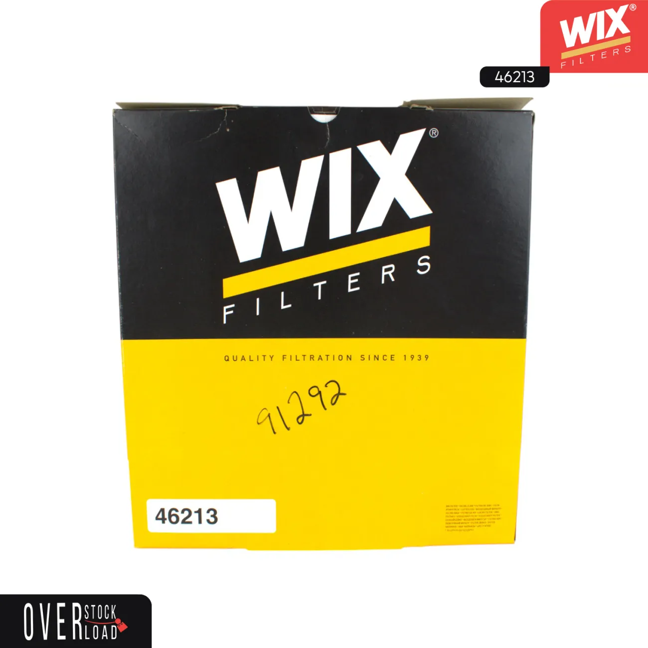 WIX Main Air Filter Panel 46213 - Free Shipping