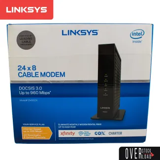 LINKSYS CM3024 High Speed DOCSIS 3.0 24x8 Cable Modem With Power Cable