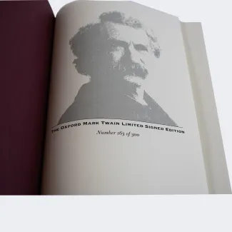 Oxford Mark Twain Edited by Shelley Fisher Fishkin / Limited Signed 1st ed 1996