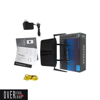NETGEAR Nighthawk AX6 AX4300 6-Stream Wi-Fi Router RAX45-100NAS 4K 1.5GHz