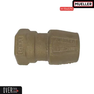 Mueller 1" INSTA-TITE Straight coupling 1 NPT X 1" CTS - Free Shipping