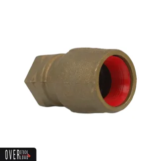 Mueller 1&quot; INSTA-TITE Straight coupling 1 NPT X 1&quot; CTS - Free Shipping