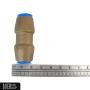 FORD C44-44-U-NL 1 CTS UT COUPLING 1 CTS ULTRA-TITE x 1 CTS ULTRA-TITE - Free Shipping