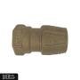 Mueller 1&amp;quot; INSTA-TITE Straight coupling 1 NPT X 1&amp;quot; CTS - Free Shipping
