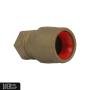 Mueller 1&amp;quot; INSTA-TITE Straight coupling 1 NPT X 1&amp;quot; CTS - Free Shipping