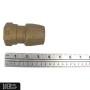 Mueller 1&amp;quot; INSTA-TITE Straight coupling 1 NPT X 1&amp;quot; CTS - Free Shipping